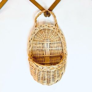 🪴 Wicker Plant wall Hanging basket